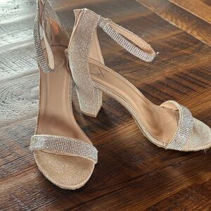 Windsor Glittering Silver Heels